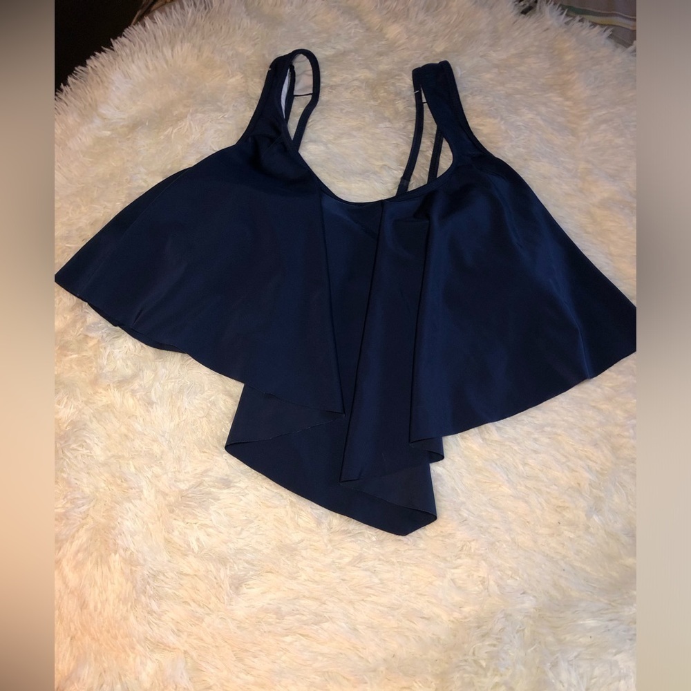 Vibrant Navy Blue Bikini with Adjustable Straps and Quick-Dry Fabric XXL - Picture 3 of 12